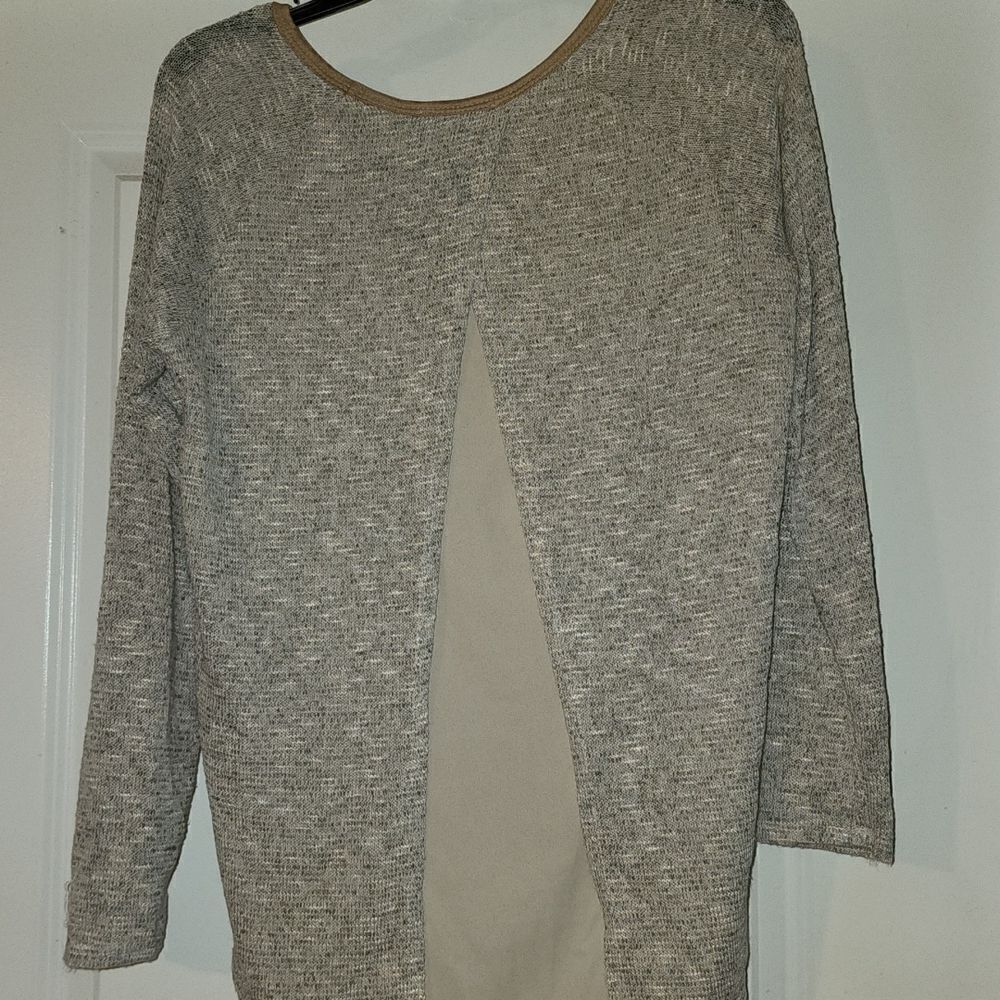 Mixed fabric top - Picture 3 of 4